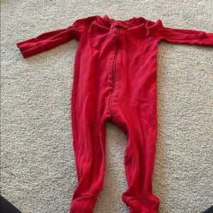 Cozy Red Kids One Piece